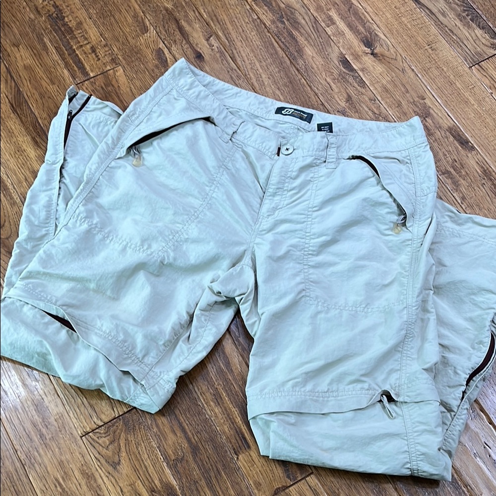 Eddie Bauer Convertible Pants in Light Gray